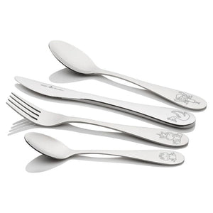 Wilkie Brothers Children's Cutlery Set – Fairytale on a white background.