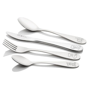 Wilkie Brothers Children's Cutlery Set – Puppy on a white background.