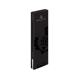 Black packaging for the Wilkie Brothers Edinburgh Cheese Knife Set NZ - a lovely gift option