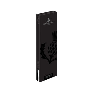 Black gift box for the Wilkie Brothers Hartford Cheese Knife Set NZ