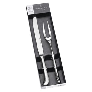 Wilkie Brothers Stirling Carving Set in packaging on a white background.