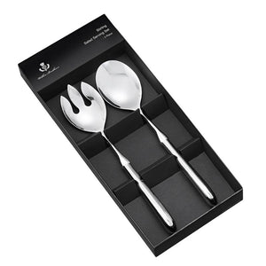 Wilkie Brothers Stirling Salad Serving Set in packaging shown against a white background.