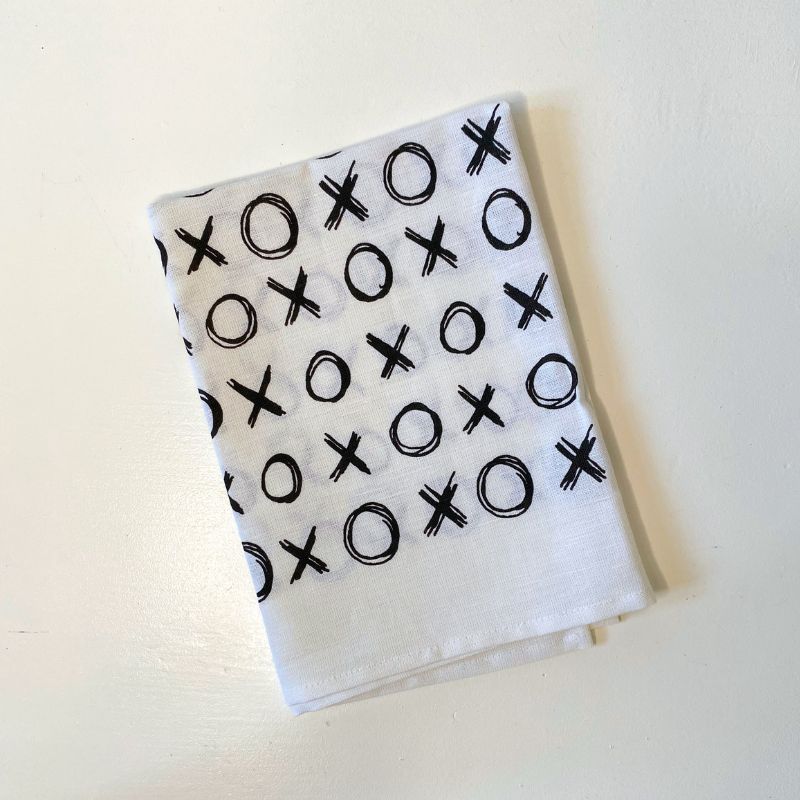 XOXO Tea Towel (Linen & cotton blend)