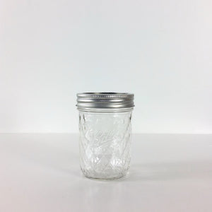 Ball 8oz Quilted Crystal Jelly Jars - Regular Mouth - reverse detail