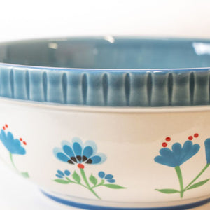 Ceramic Floral Mixing Bowl NZ