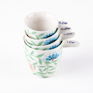 Ceramic Floral Measuring Cups