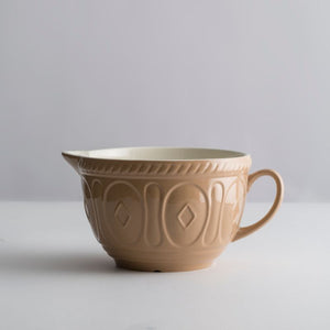 Mason Cash Original Cane Batter Bowl shown front on against a grey background.