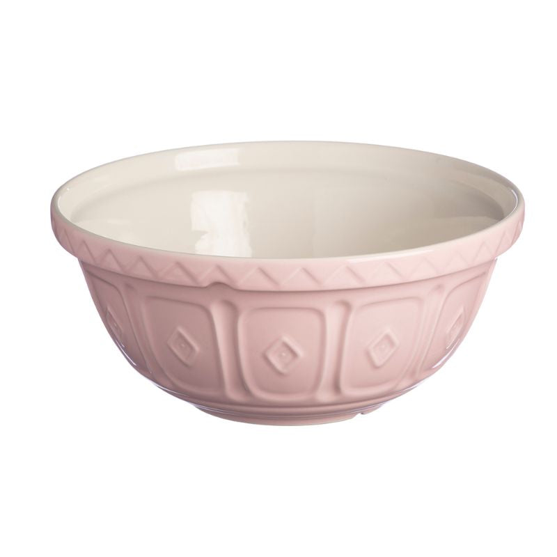 Mason Cash Colour Mix Powder Pink Mixing Bowl shown against a white background.