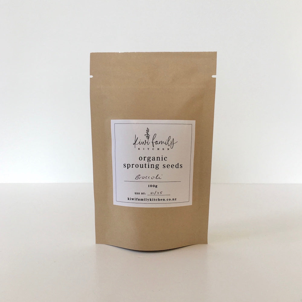 Organic Broccoli Sprouting Seeds (100g) NZ