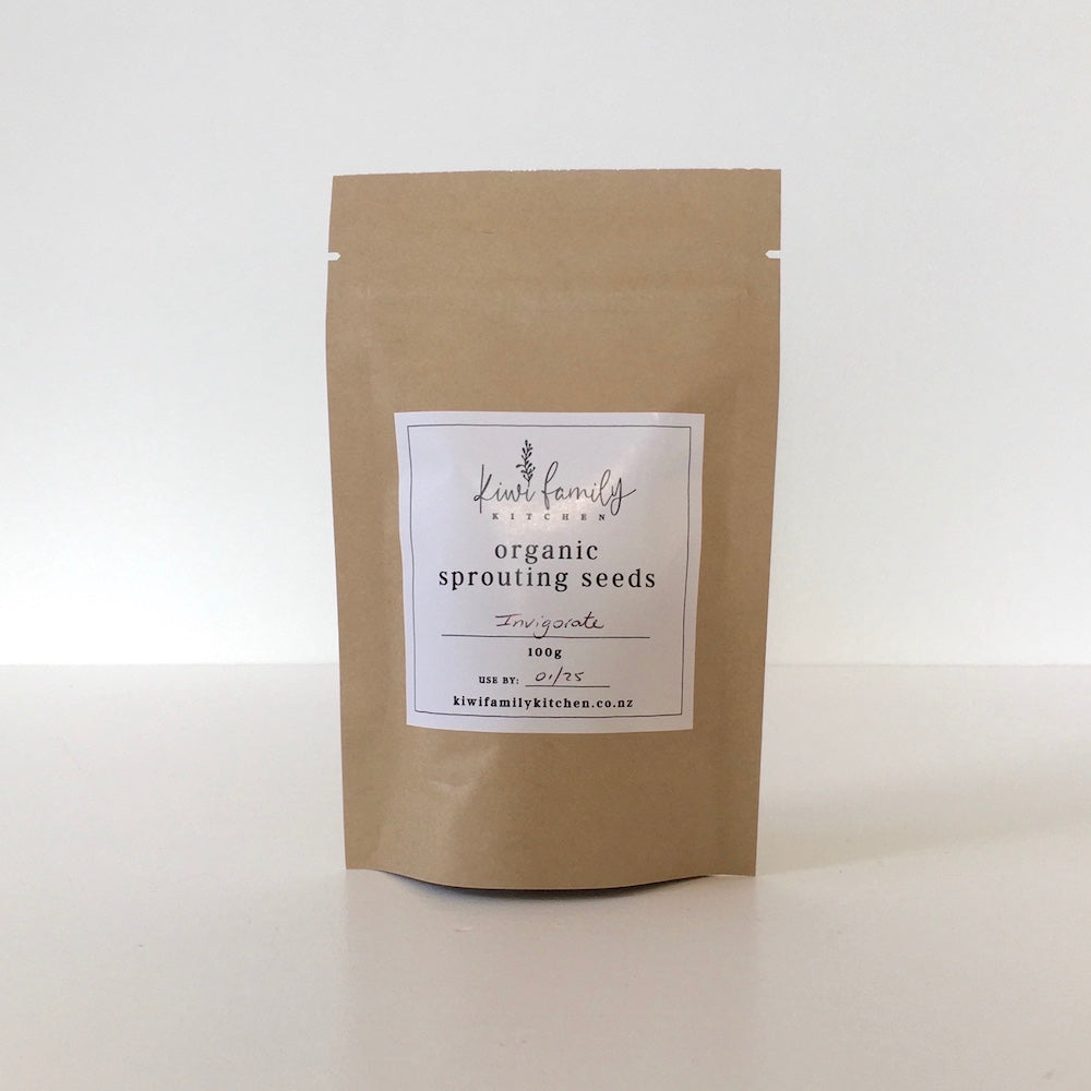 Organic Invigorate Mix Sprouting Seeds (100g) NZ