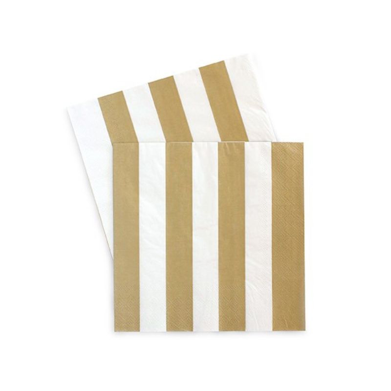 Paper Eskimo Gold Crush Paper Napkins