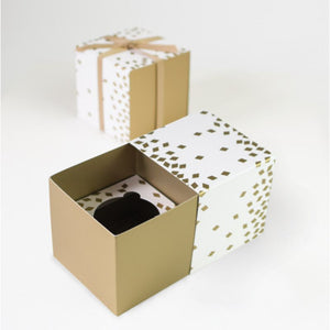 Paper Eskimo Gold Geo Cupcake / Gift Boxes