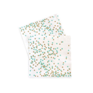 Paper Eskimo Mint Confetti Paper Napkins