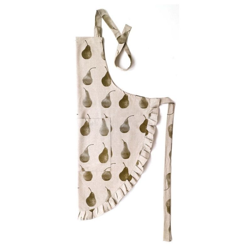 Raine & Humble Peared Together Apron - Khaki Green | NZ