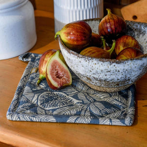 Raine & Humble Fig Tree Pot Holder / Trivet - Dark Slate | NZ