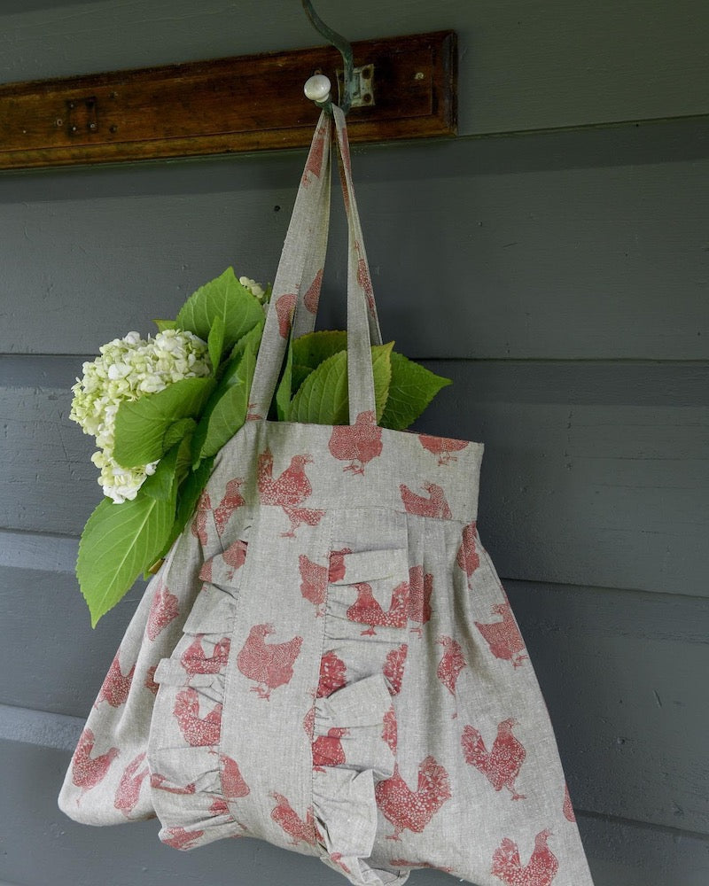 Raine & Humble Henrietta Shopping Tote - Fig NZ