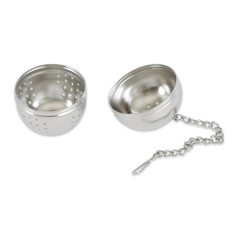 RSVP Endurance Stainless Steel Tea Ball Infuser - open