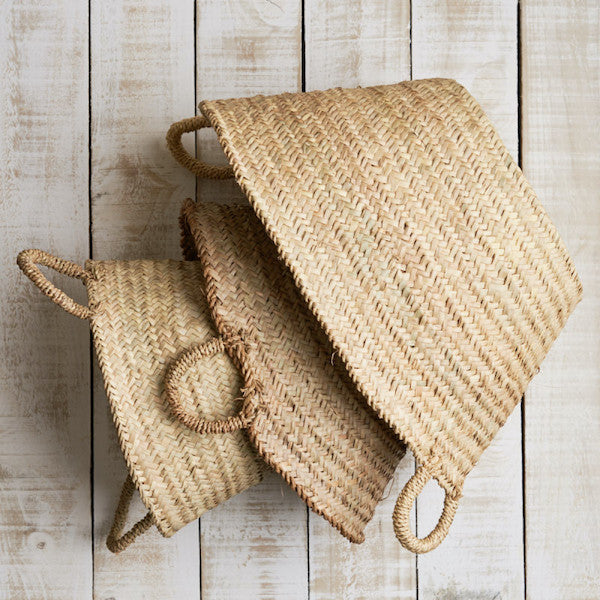 Souk Market Baskets to use for pantry storage and shopping.