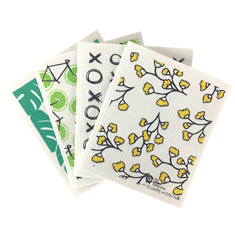 Spruce dish cloths are home compostable