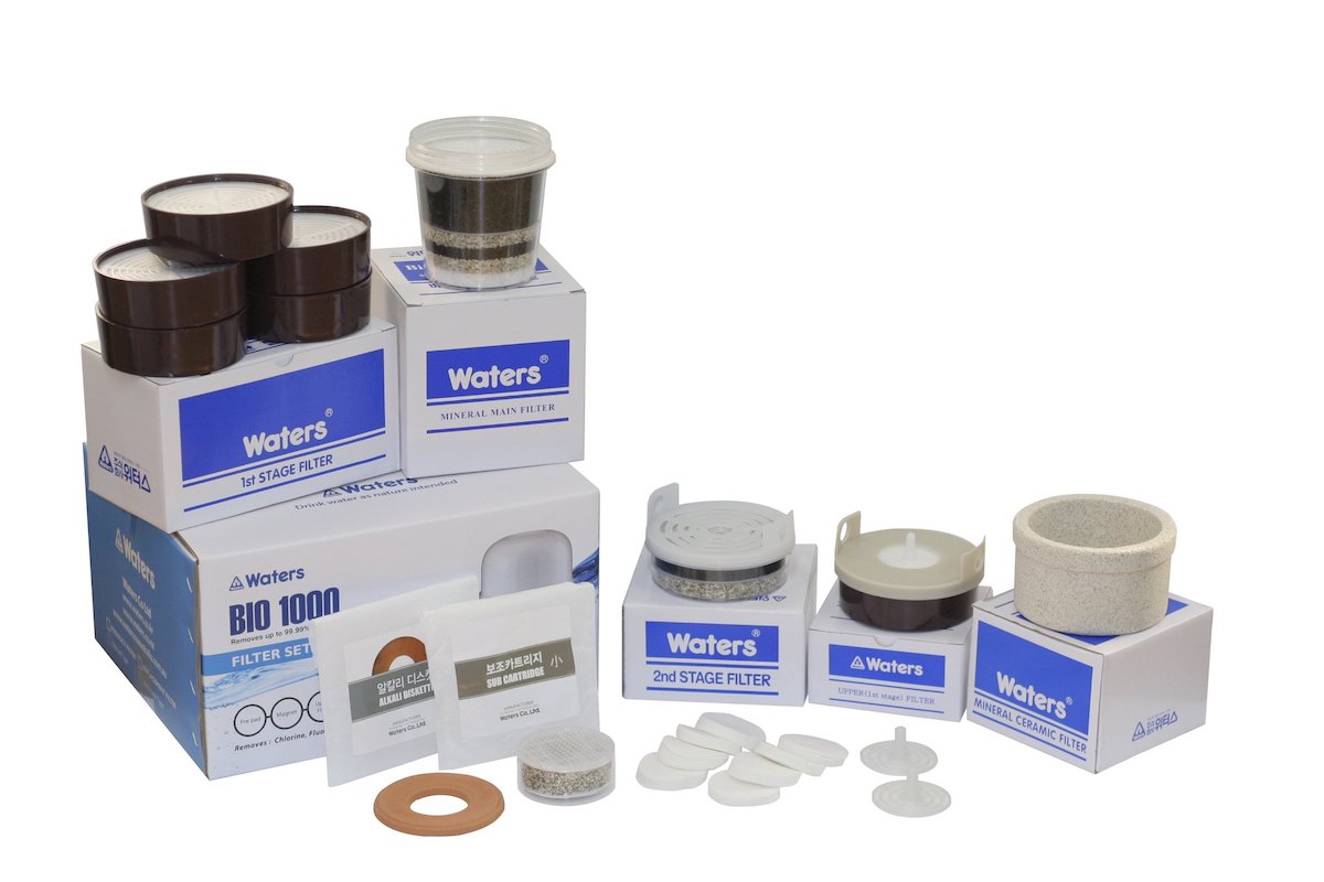 Waters Co Bio 1000 water filter system in black