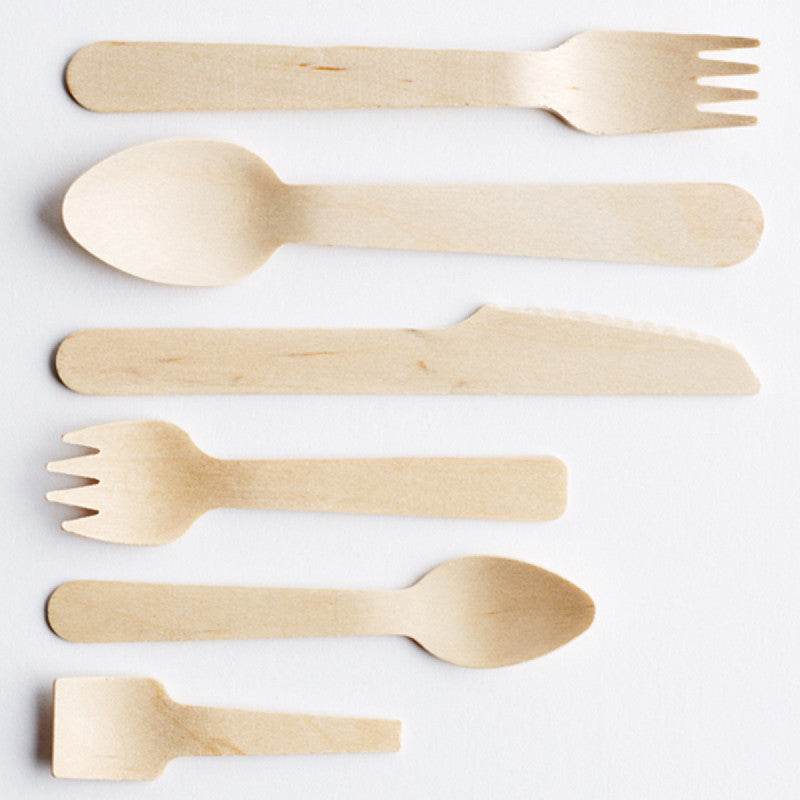 Wooden cutlery NZ - bulk options available